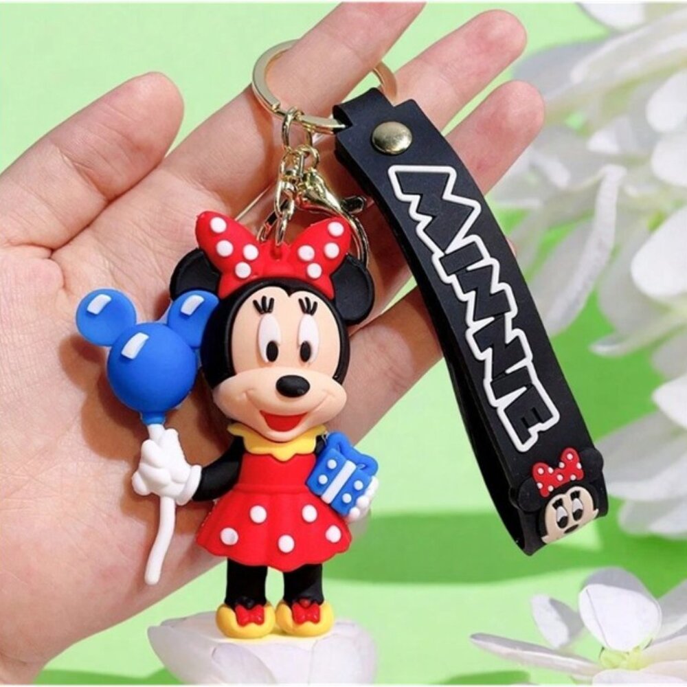 DISNEY Minnie Mouse Keychain Key Fob (BRAND-NEW & SO CUTE!)